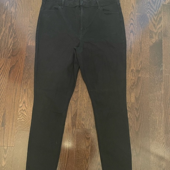 Classic Black Denim High Rise Skinny Jeans - Picture 4 of 4